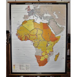 Afrika, Die Neuen Staaten Nach 1945 (Large Pull Down Map)